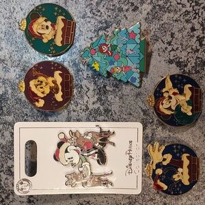 Disney Christmas pin lot